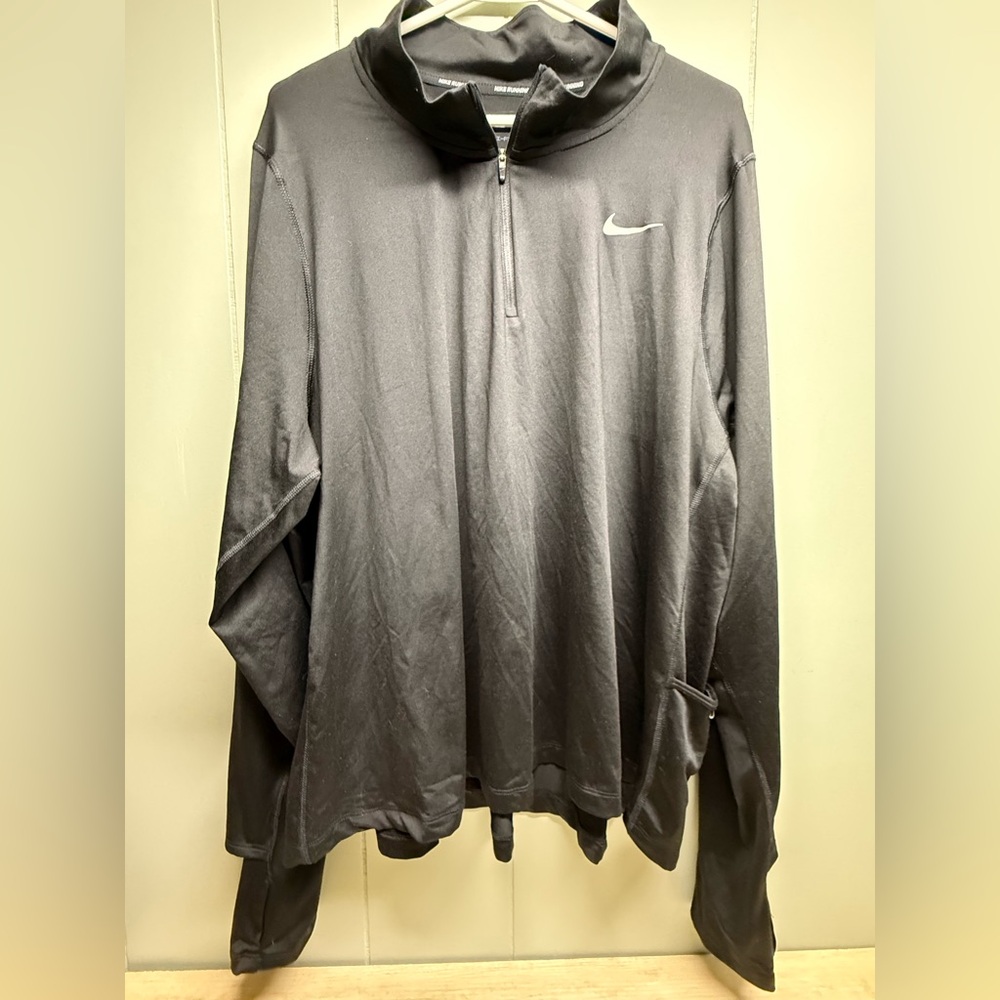Nike Black Quarter-Zip Pullover Shirt
